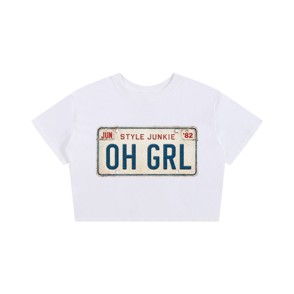 OHIO GIRL License Tee