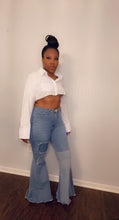 Load image into Gallery viewer, Wide Leg Flare Jeans - STYLE JUNKIE
