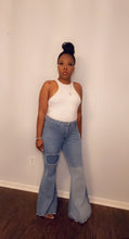 Load image into Gallery viewer, Wide Leg Flare Jeans - STYLE JUNKIE
