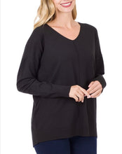 Load image into Gallery viewer, Basic V Neck Sweater
