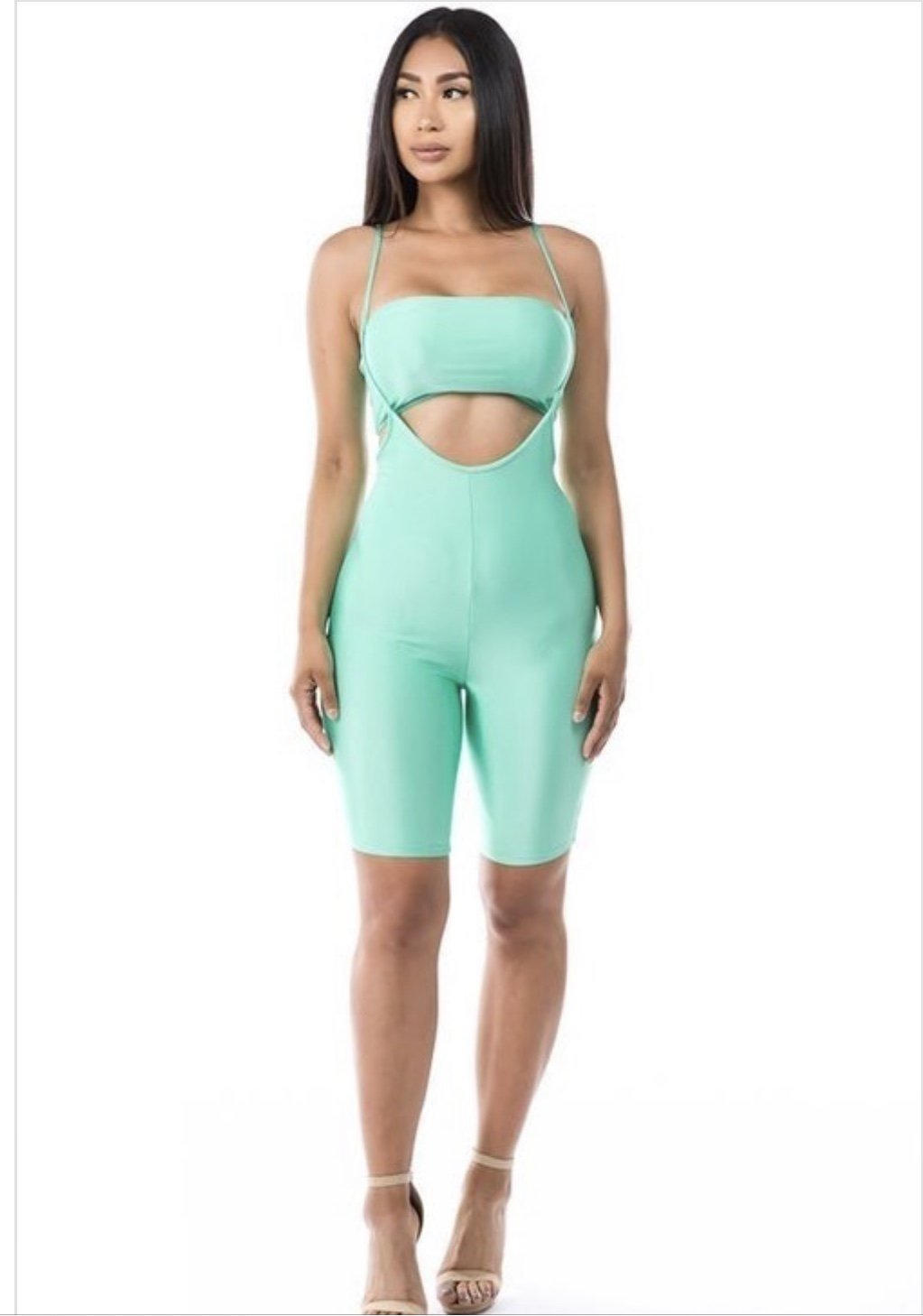 Mint To Be Romper Set - STYLE JUNKIE