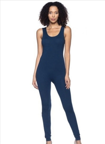 Navy Essential Jumpsuit - STYLE JUNKIE