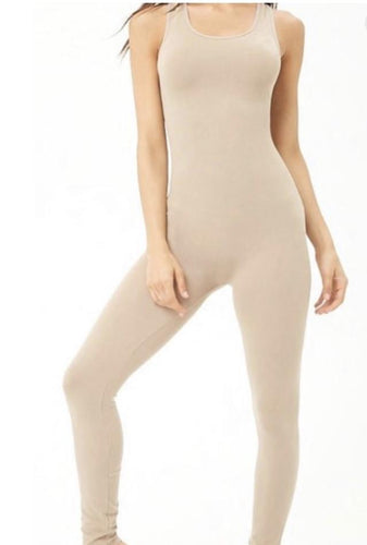 Nude Essential Jumpsuit - STYLE JUNKIE