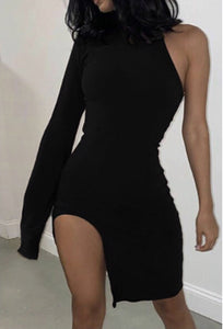 Sexy One Shoulder Dress - STYLE JUNKIE